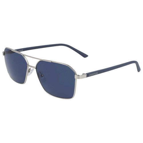 Men's Sunglasses - Silver Full Rim Navigator Frame / CK20300S 045 - Calvin Klein - Modalova