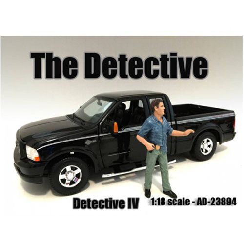 Figure - The Detective #4 For 1:18 Scale Models Blister Pack - American Diorama - Modalova