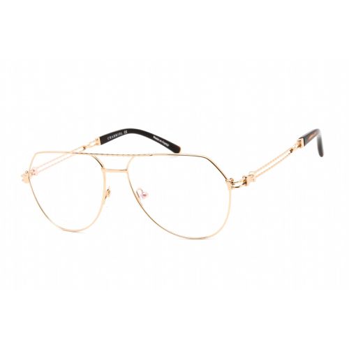 Men's Eyeglasses - Shiny Gold Titanium Aviator Shape Frame / PC75086 C01 - Charriol - Modalova