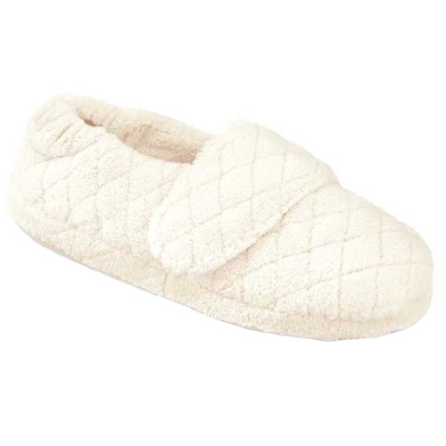 Women's Spa Slippers - Terry Adjustable Wrap, Natural, Large / A10631-AAH-L - Acorn - Modalova