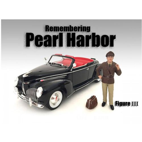Figure - Remembering Pearl Harbor III For 1:18 Model Blister Pack - American Diorama - Modalova