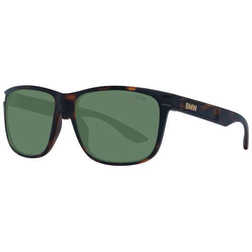 Men's Sunglasses - Injected Propionate Rectangular Frame Green Lens / BW0003 052 - BMW - Modalova