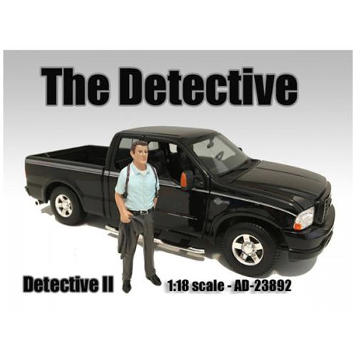 Figure - The Detective #2 For 1:18 Scale Models Blister Pack - American Diorama - Modalova