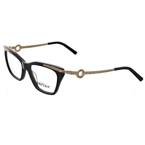 Women's Eyeglasses - Black/Gold Frame Demo Lens / 2010-C24-54-17-135 - Caviar - Modalova