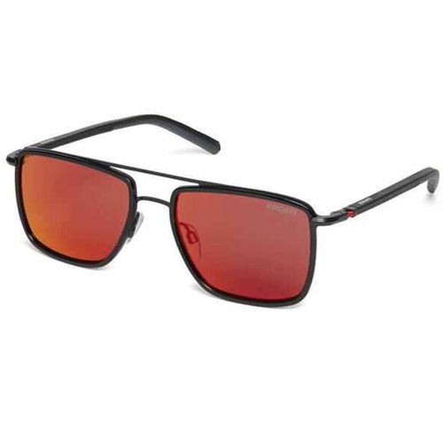 Unisex Sunglasses - Black Frame Grey and Flash Red Lenses / 7002-002-56-18-145 - Ducati - Modalova