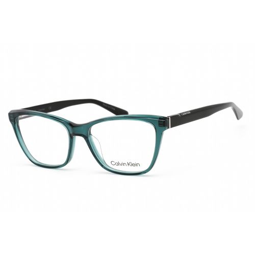 Unisex Eyeglasses - Crystal Bistro Green Plastic Cat Eye / CK20532 300 - Calvin Klein - Modalova