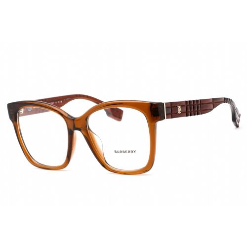 Women's Eyeglasses - Full Rim Cat Eye Brown Plastic Frame / 0BE2363F 3986 - BURBERRY - Modalova