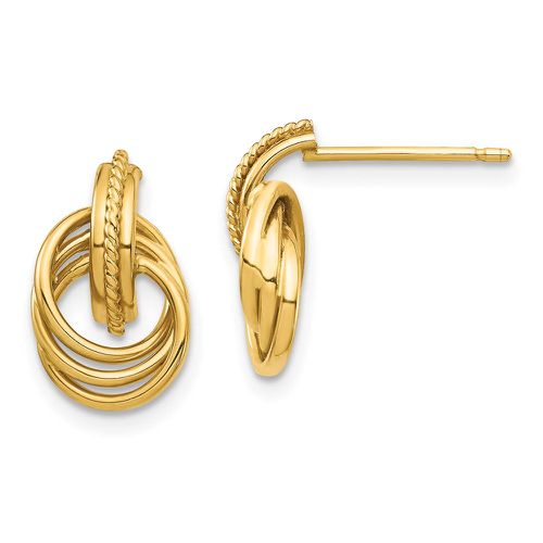 K Circle Post Earrings - Jewelry - Modalova