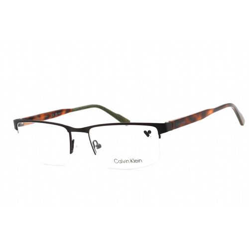 Men's Eyeglasses - Brown Metal Rectangular Shape Frame / CK21126 200 - Calvin Klein - Modalova