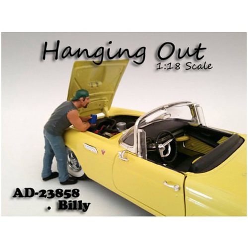 Hanging Out Billy Figure - For 1:18 Scale Models Blister Pack - American Diorama - Modalova
