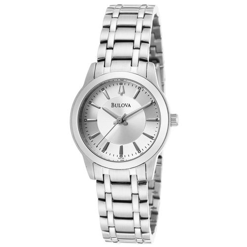 L150 Women's Dress Silver Dial Stainless Steel Bracelet Watch - Bulova - Modalova