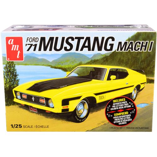 Model Kit - Skill 2 1971 Ford Mustang Mach I Detailed Front End Parts - AMT - Modalova