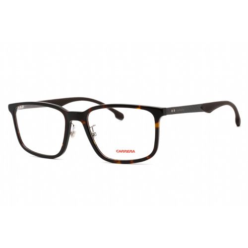 Men's Eyeglasses - Havana Plastic Rectangular Frame / 8840/G 0086 00 - Carrera - Modalova