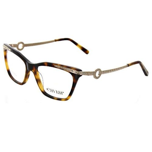 Women's Eyeglasses - Tortoise/Gold Frame Demo Lens / 2010-C16-54-17-135 - Caviar - Modalova