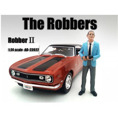 Figure - The Robbers Robber II For 1:24 Scale Models Blister Pack - American Diorama - Modalova