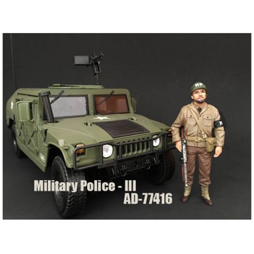 Figure III - WWII Military Police For 1:18 Scale Models, 4 inch - American Diorama - Modalova