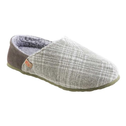 Women's Slippers - Parker Comfort Grey Plaid Flannel, Small / A20153GPLWS - Acorn - Modalova