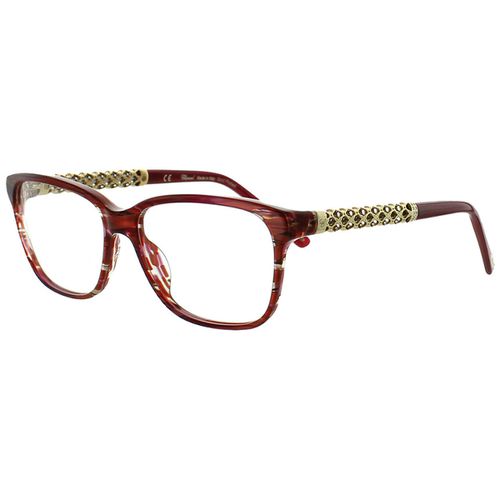 Women's Eyeglasses - Red/Gold Marble Frame Demo Lens / VCH181S-01GJ-53-16-140 - Chopard - Modalova