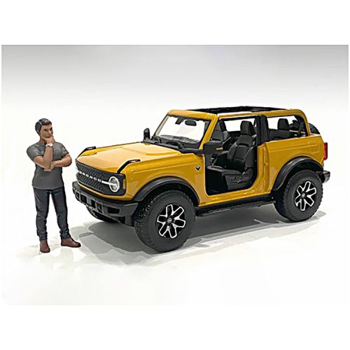Figurine - Poly Resin The Dealership Customer III for 1/24 Models - American Diorama - Modalova
