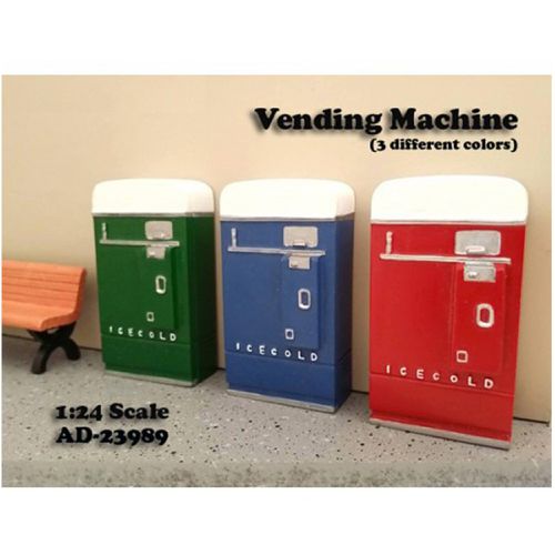 Vending Machine Accessory - Green 3 inch For 1:24 Models, 1 Piece - American Diorama - Modalova