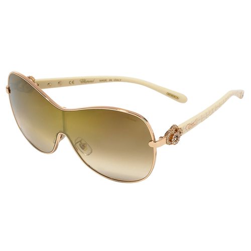 Women's Sunglasses - Shiny Copper Gold Metal Frame / SCHC25S-8FCG-99-0-135 - Chopard - Modalova
