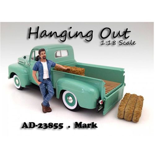 Hanging Out Mark Figurine - Polyresin 4 inch For 1/18 Scale Models - American Diorama - Modalova