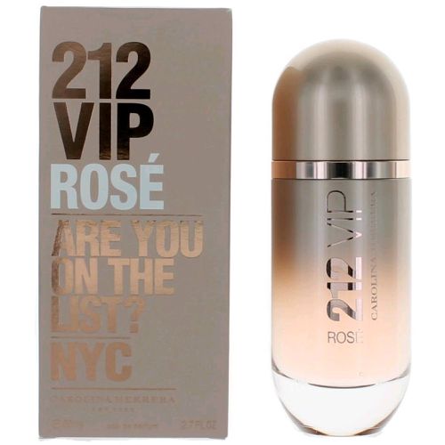Women's Eau De Parfum Spray - 212 VIP Rose Captivating, 2.7 oz - Carolina Herrera - Modalova