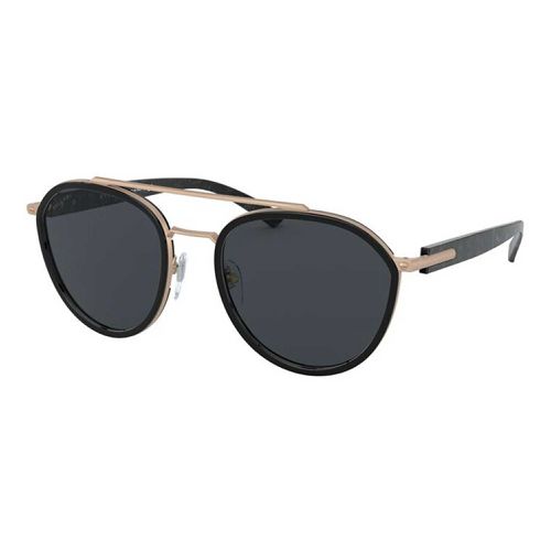 Men's Sunglasses - Matte Pink Gold/Black Full Rim Metal Frame / BV5051 201387 - BVLGARI - Modalova