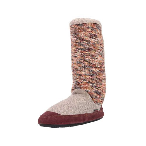 Women's Slouch Boots - Block Design, Sunset Cable Knit, Large / A10161SCKWL - Acorn - Modalova