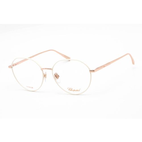 Women's Eyeglasses - Shiny Copper Gold Metal Round Shape Frame / VCHF71M 08MZ - Chopard - Modalova