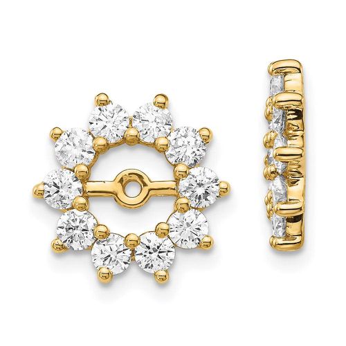 K Fancy Diamond Earring Jacket Mountings No Stones Included - Jewelry - Modalova
