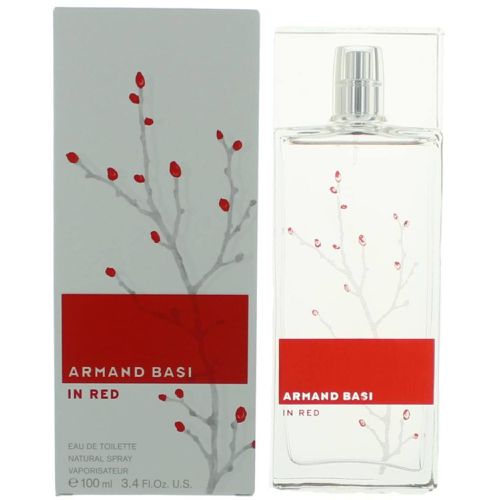 Women's Eau De Toilette Spray - Red Captivating and Natural Scent, 3.4 oz - Armand Basi - Modalova