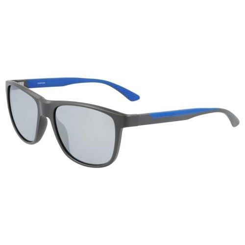Men's Sunglasses - Matte Grey Plastic Rectangular Full Rim / CK21509S 020 - Calvin Klein - Modalova