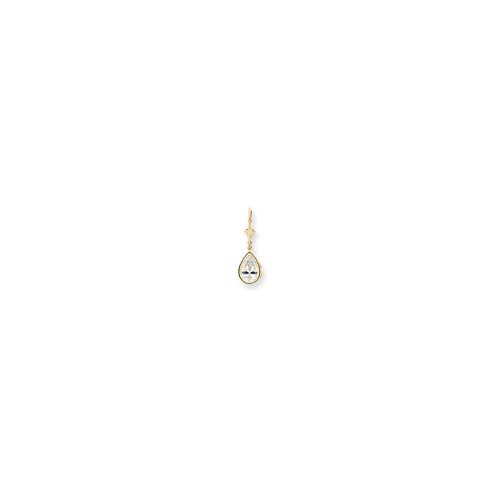 K 10x7 Pear Leverback Earring Mounting No Stones Included - Jewelry - Modalova