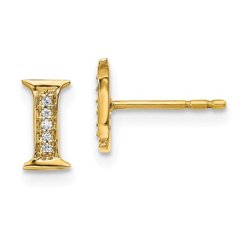 K Diamond Initial I Earrings - Jewelry - Modalova