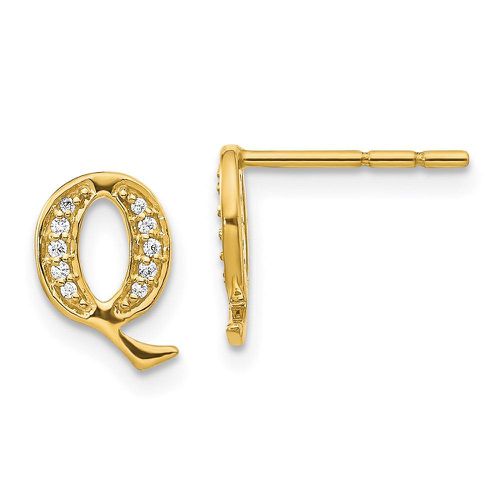 K Diamond Initial Q Earrings - Jewelry - Modalova