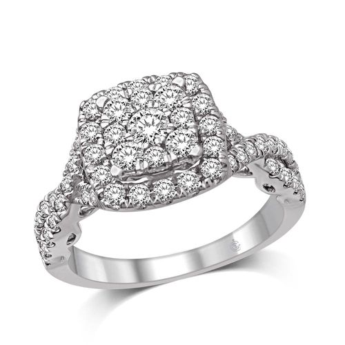K White Gold 1 1/4 Ct.Tw.Diamond Fashion Ring - Star Significance - Modalova