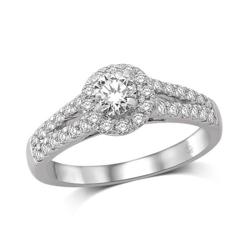 K White Gold 2 Ct.Tw.Diamond Engagement Ring - Star Significance - Modalova