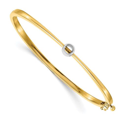K Two-tone Bangle Bracelet Mounting - Jewelry - Modalova