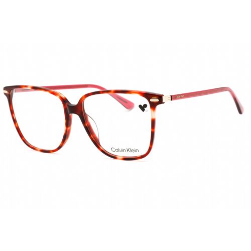 Men's Eyeglasses - Full Rim Burgundy Havana Plastic Frame / CK22543 609 - Calvin Klein - Modalova