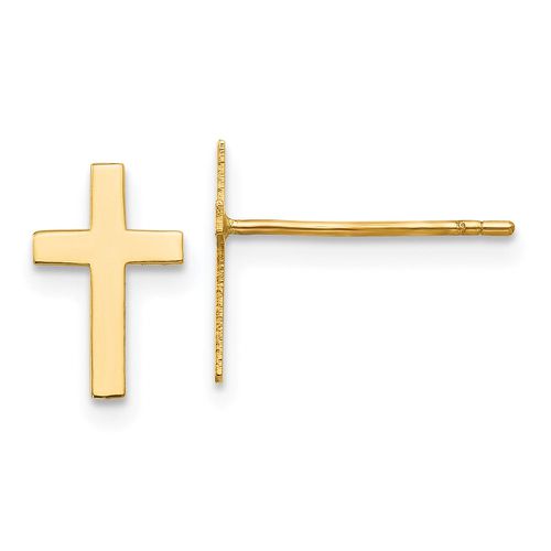 K Polished Cross Earrings - Jewelry - Modalova