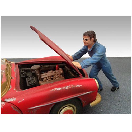 Mechanic Ken Figurine - Polyresin 3.75 inch For 1/18 Scale Models - American Diorama - Modalova