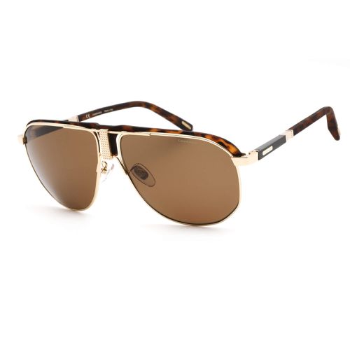 Men's Sunglasses - Adjustable Nose Pad Shiny Rose Gold/Havana SCHF82 300P - Chopard - Modalova