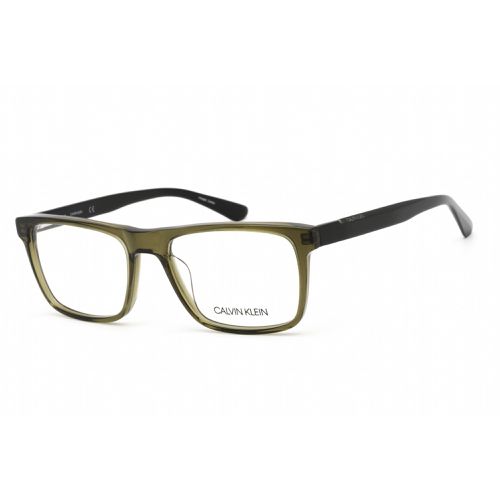 Unisex Eyeglasses - Shiny Crystal Cargo Rectangular Frame / CK20531 310 - Calvin Klein - Modalova