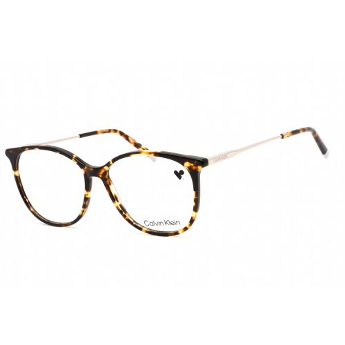 Women's Eyeglasses - Tortoise Plastic Round Shape Frame / CK5462 214 - Calvin Klein - Modalova