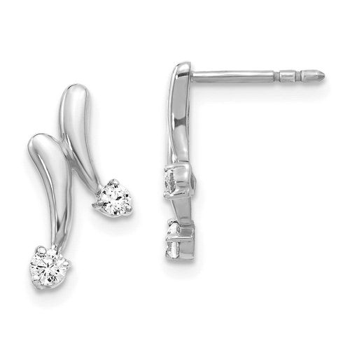 K White Gold Diamond Earrings - Jewelry - Modalova