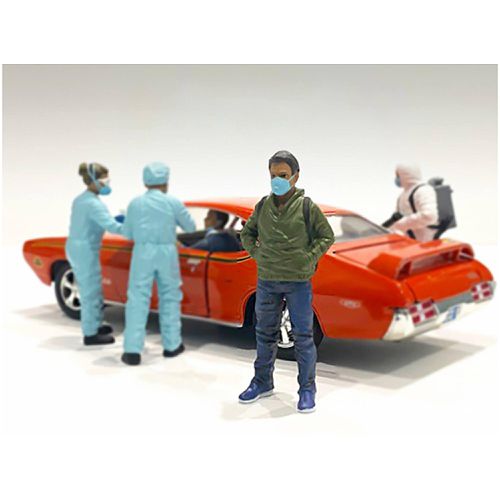Figurine V - Polyresin Material Hazmat Crew for 1/18 Scale Models - American Diorama - Modalova