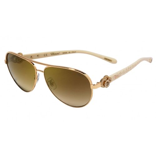 Women's Sunglasses - Shiny Copper Gold Frame / SCHC26S-8FCG-61-13-135 - Chopard - Modalova