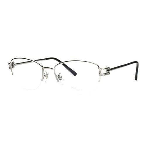 Women's Eyeglasses - Silver Blue Frame Demo Lens / VCHB52G-579Y-54-18-140 - Chopard - Modalova