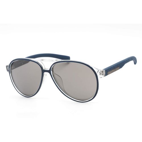 Unisex Sunglasses - Navy Aviator Frame Grey Lens / CKJ805SAF 405 - Calvin Klein Jeans - Modalova